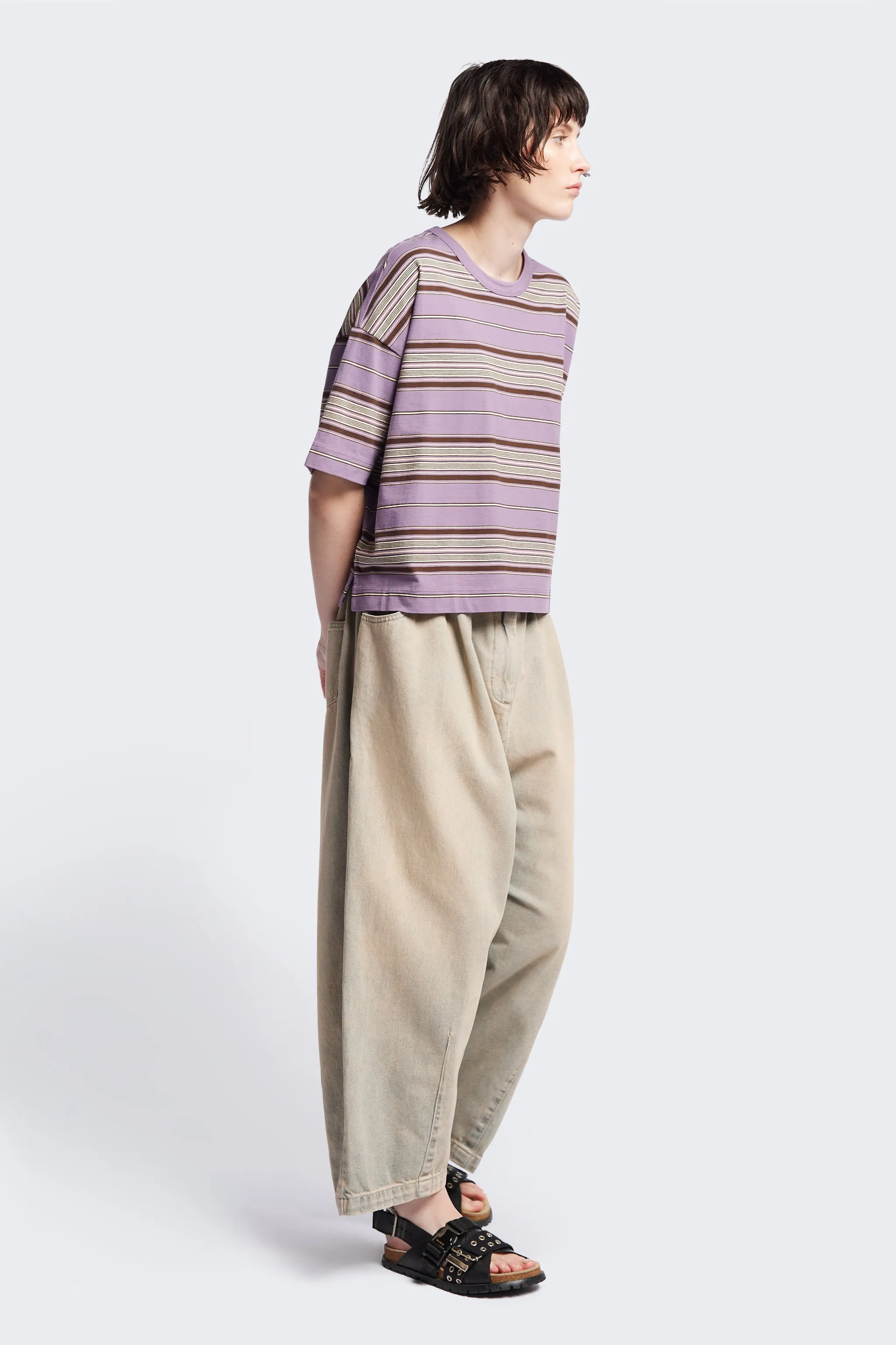 Ascent T-Shirt Purple Stripe