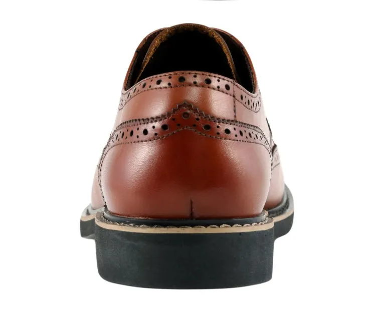 Asher Green Ag1784 Tan Men’s Wing Tip Leather Shoes