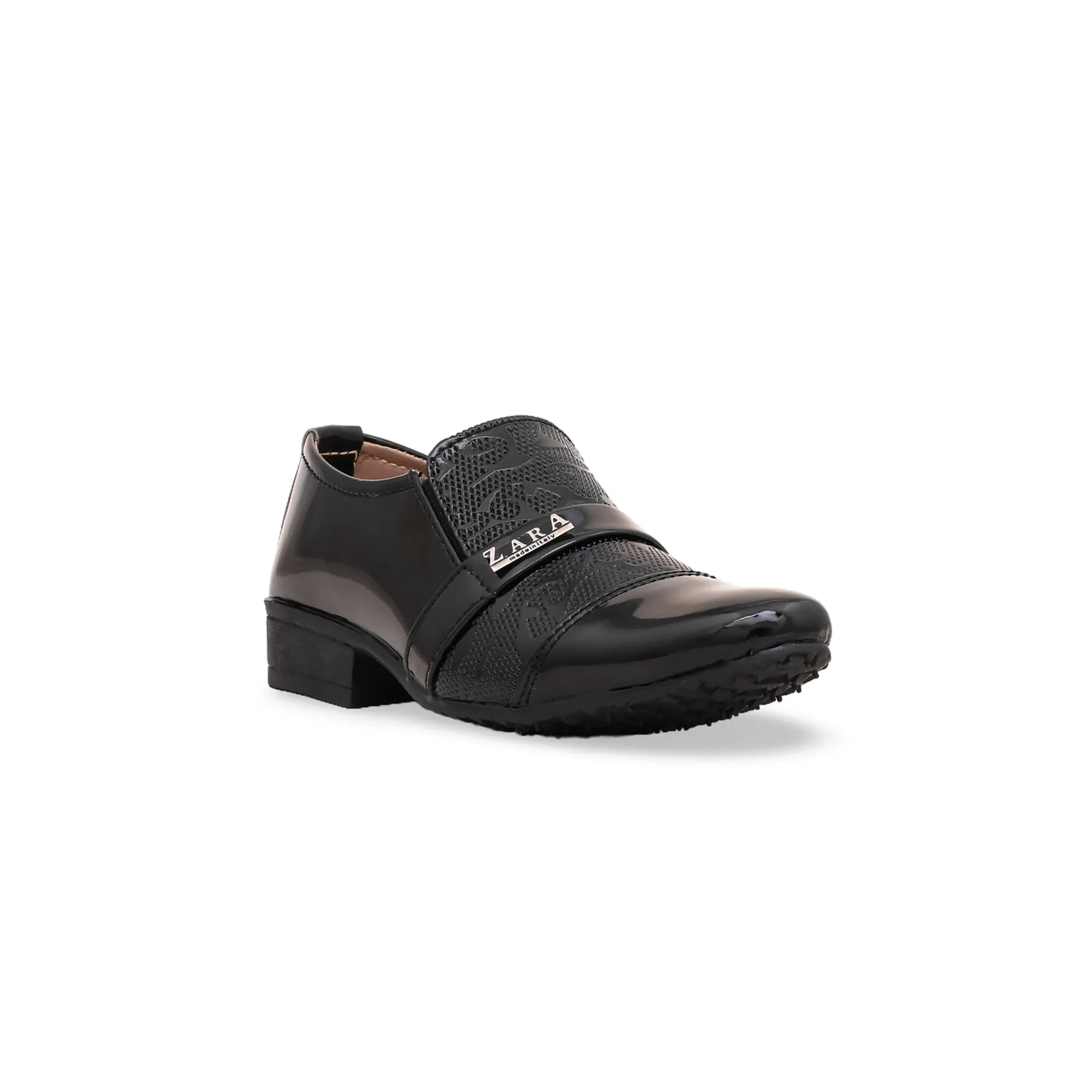 Boys Black Formal Shoes KD0708