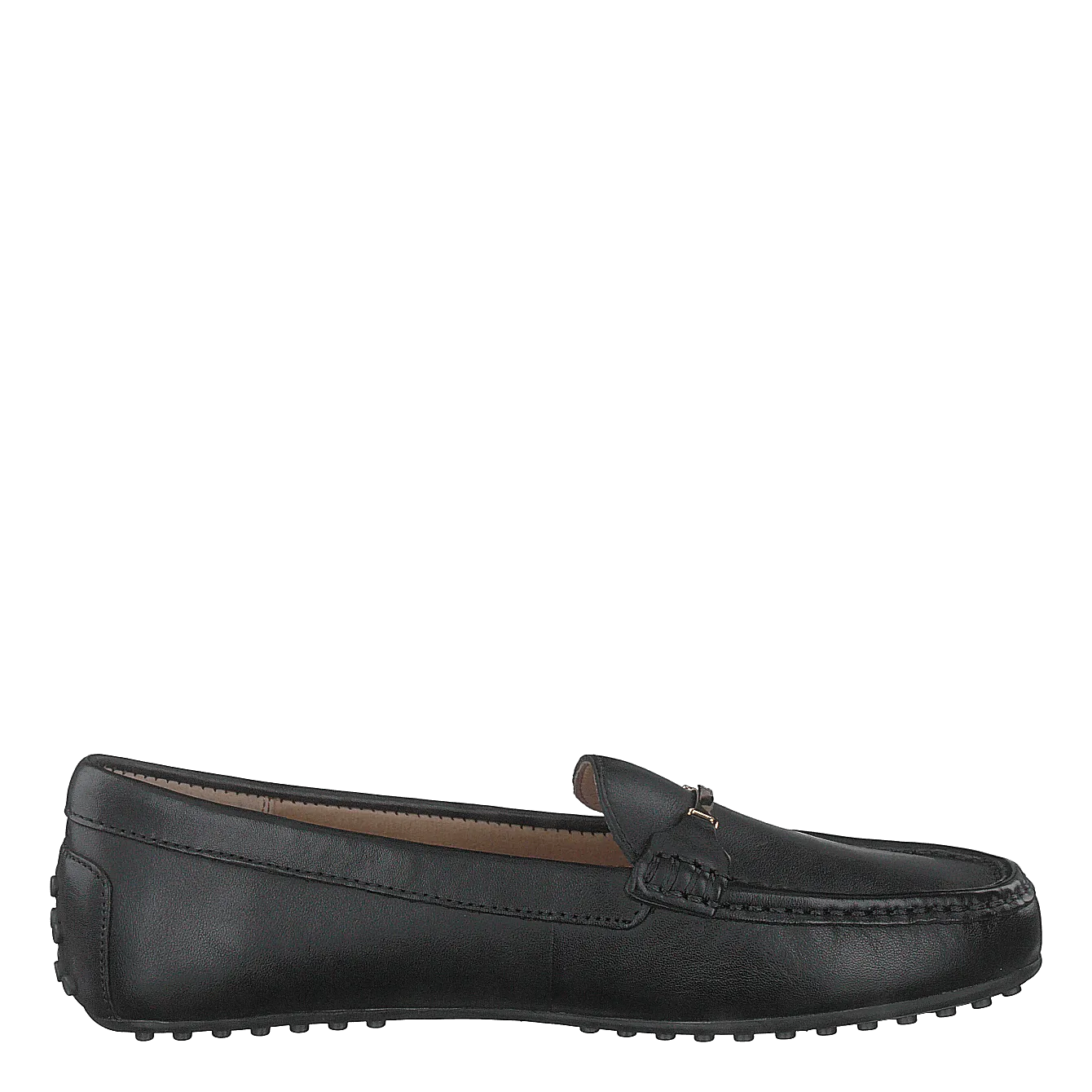 Briony Leather Driver Black