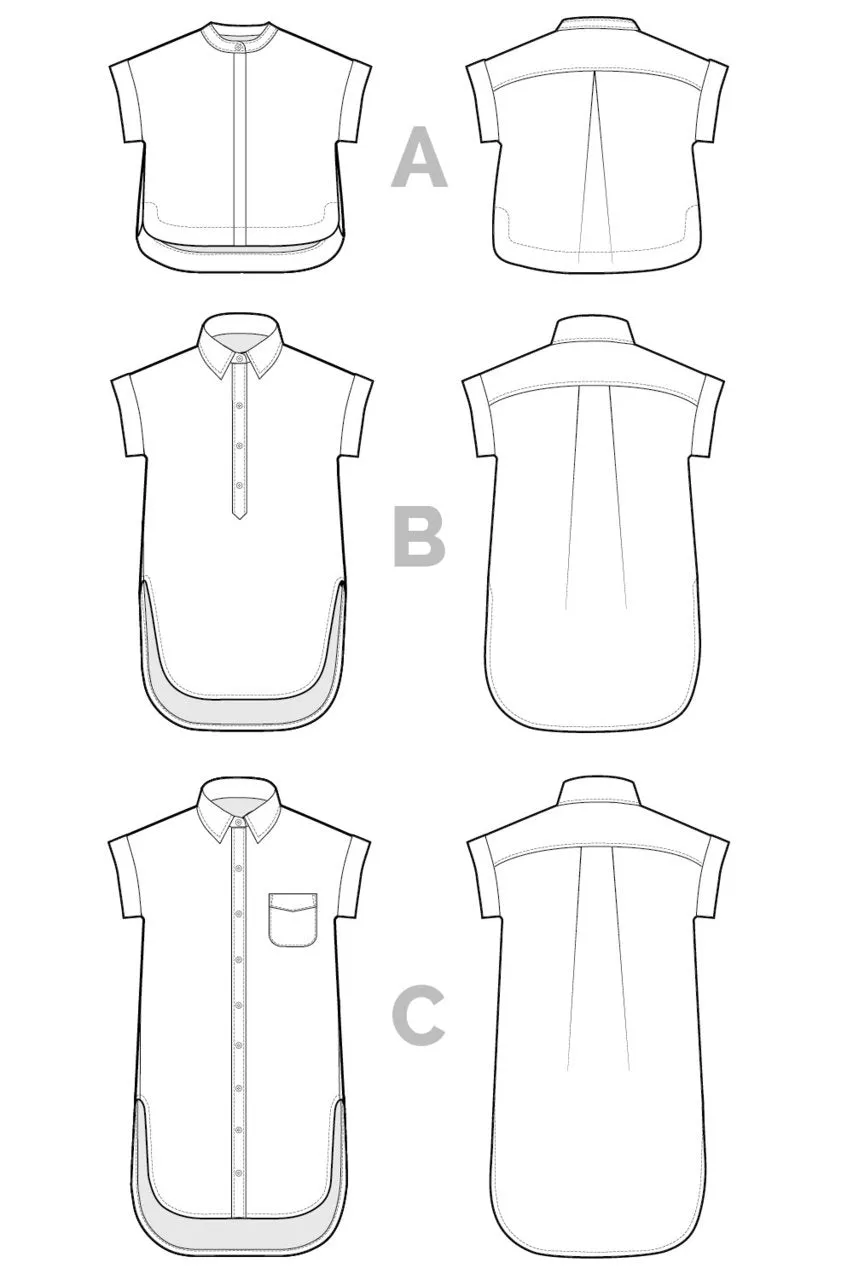 Closet Core Patterns Kalle Shirt and Dress