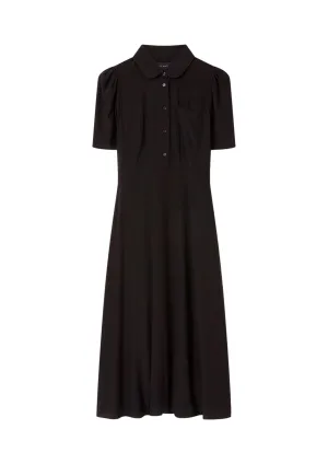 Ginger Silk Midi Dress