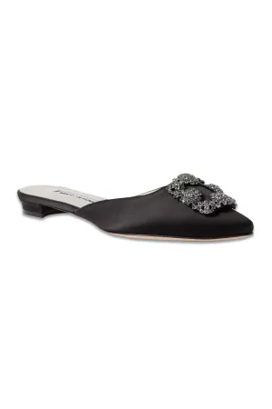 Hangisi embellished satin slippers