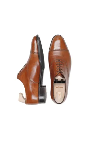 John Lobb "Philip II" Brown Calf Captoe Oxfords