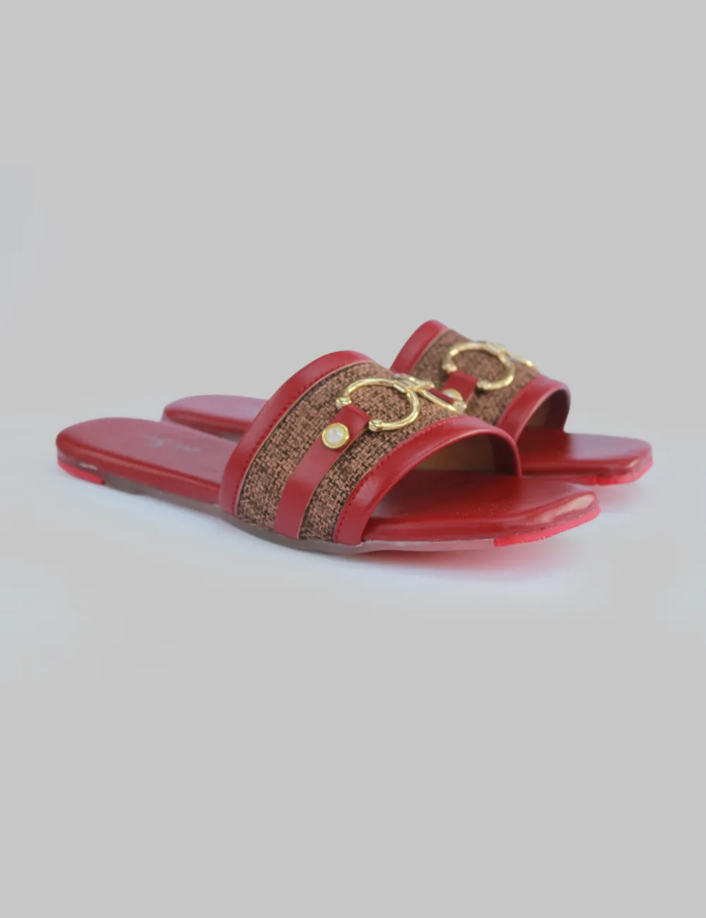 Maroon | Flat Slippers for women