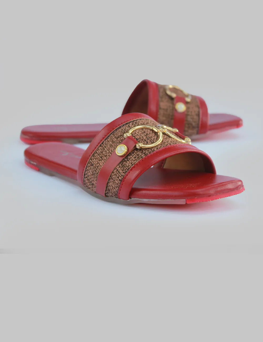 Maroon | Flat Slippers for women