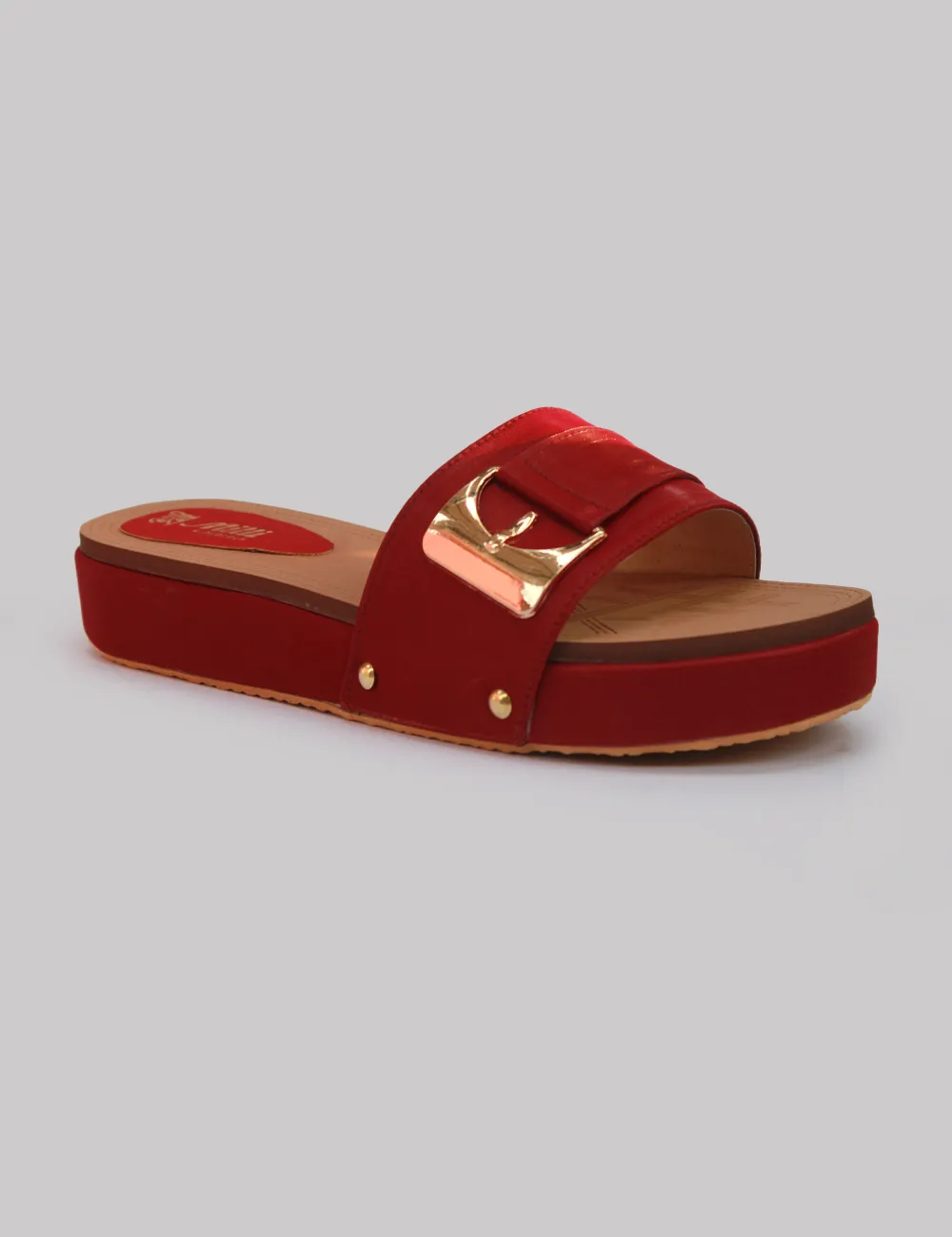 Maroon summer Slippers for women