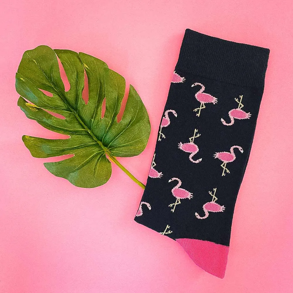 Men's Pink Flamingo Socks