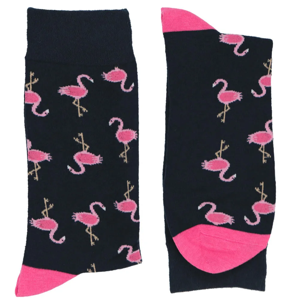 Men's Pink Flamingo Socks