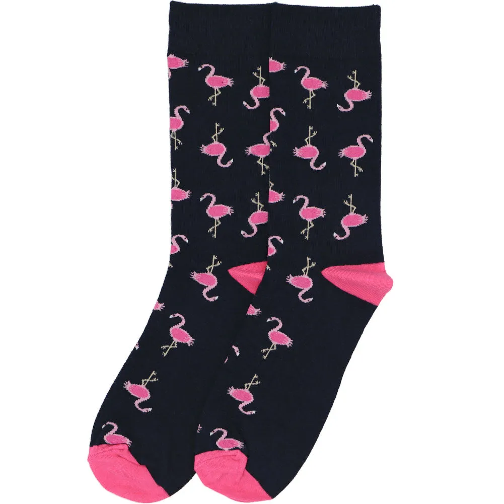 Men's Pink Flamingo Socks