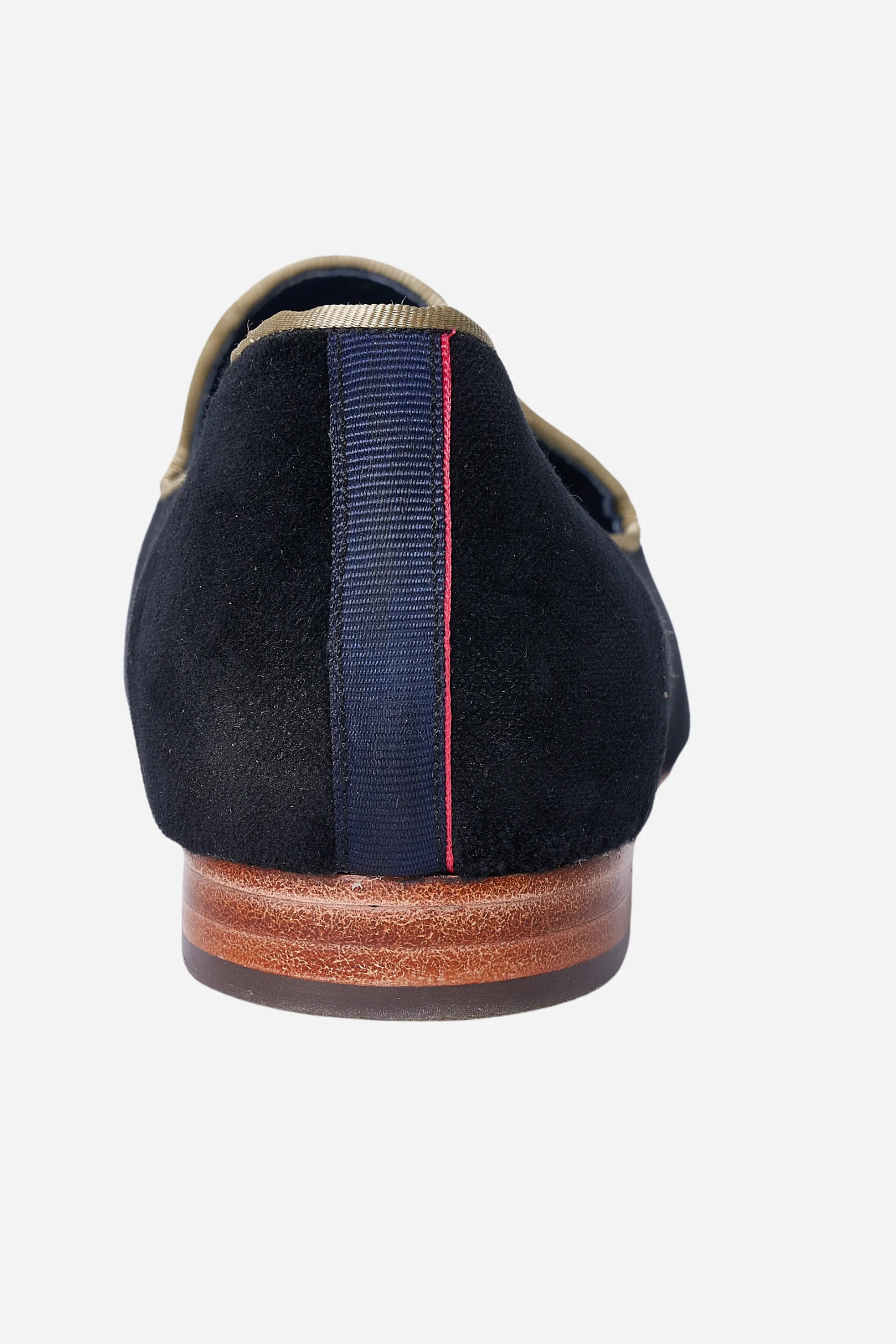 Mimosa Slipper - Black & Green Jockey (Made for KAVAL)