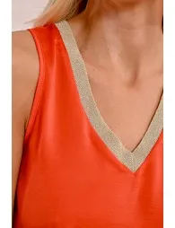 Molly Bracken Red Coral Tshirt
