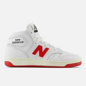 New Balance Numeric 480 High - White / Red