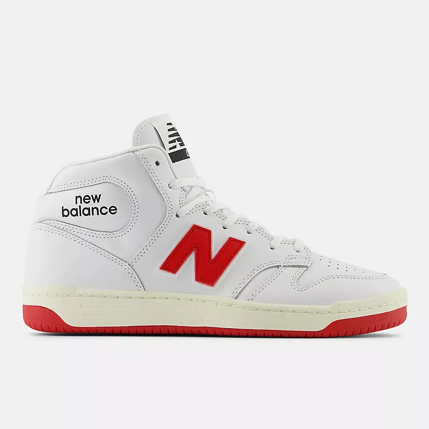 New Balance Numeric 480 High - White / Red