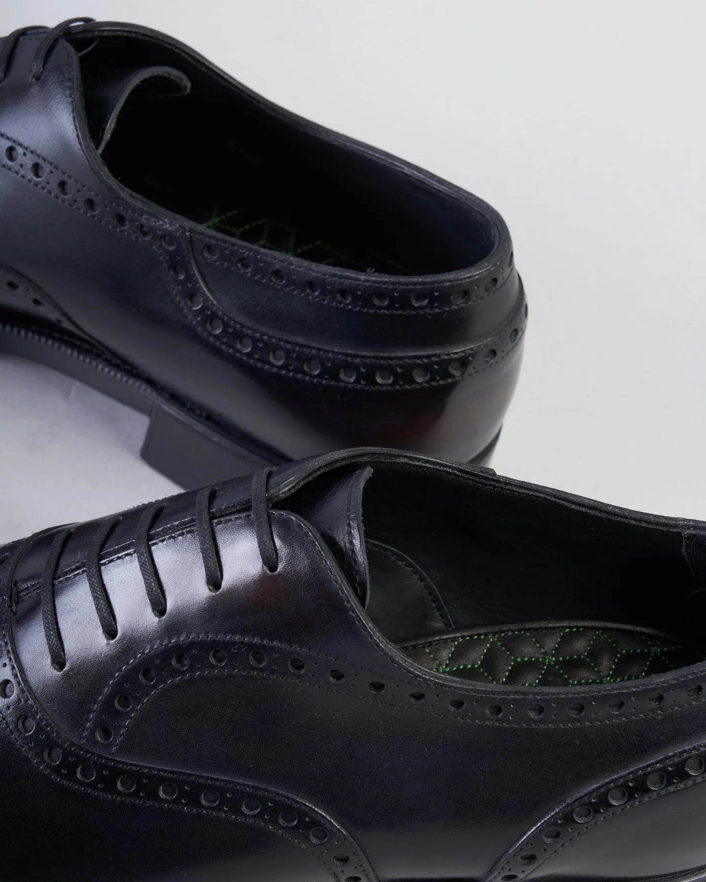 Oxford Cap Toe Full Brogue | Black