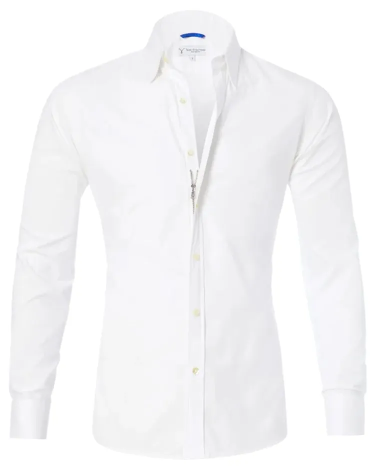 Oxford Stretch Zip Shirt