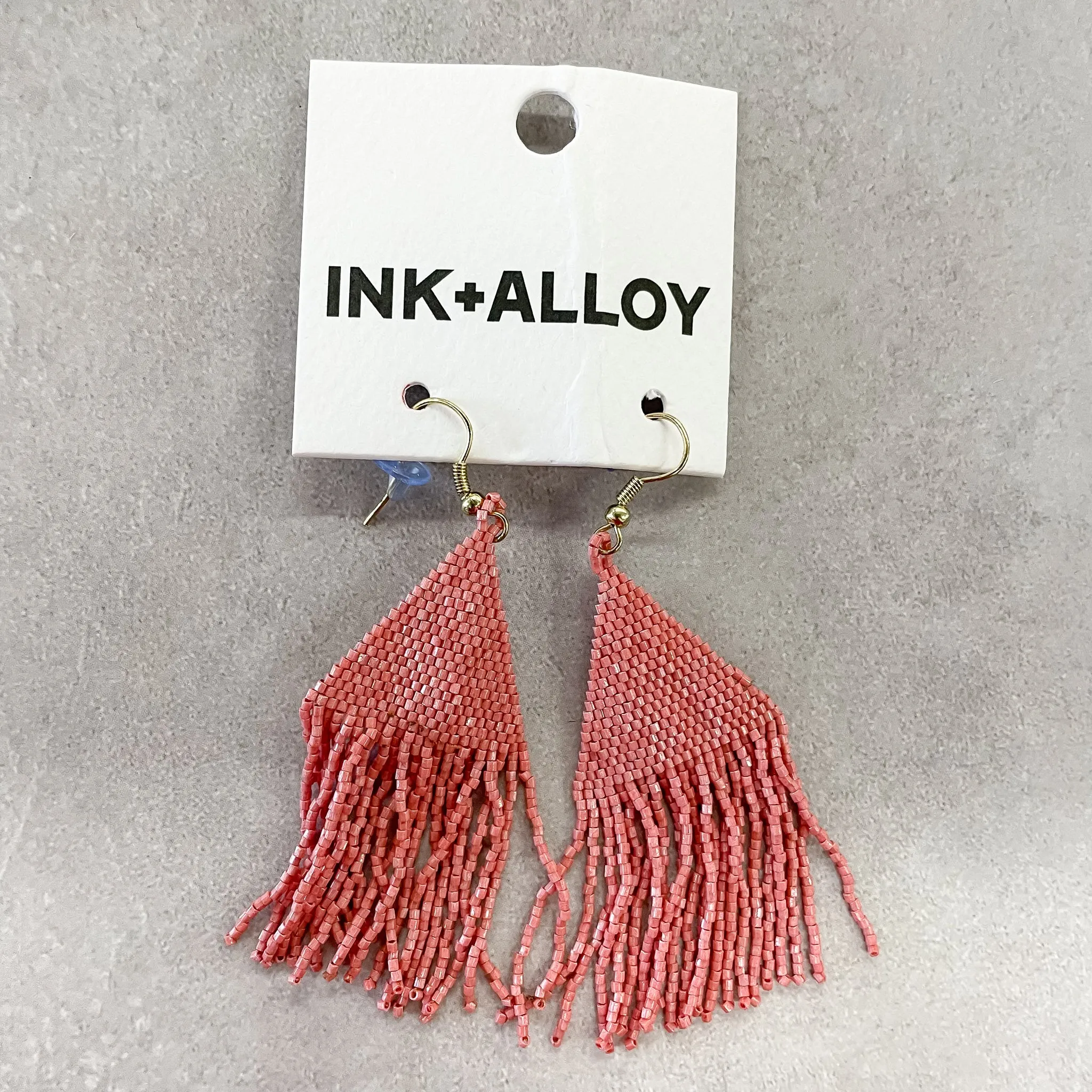 Rose Luxe Petite Fringe Earrings by Ink & Alloy