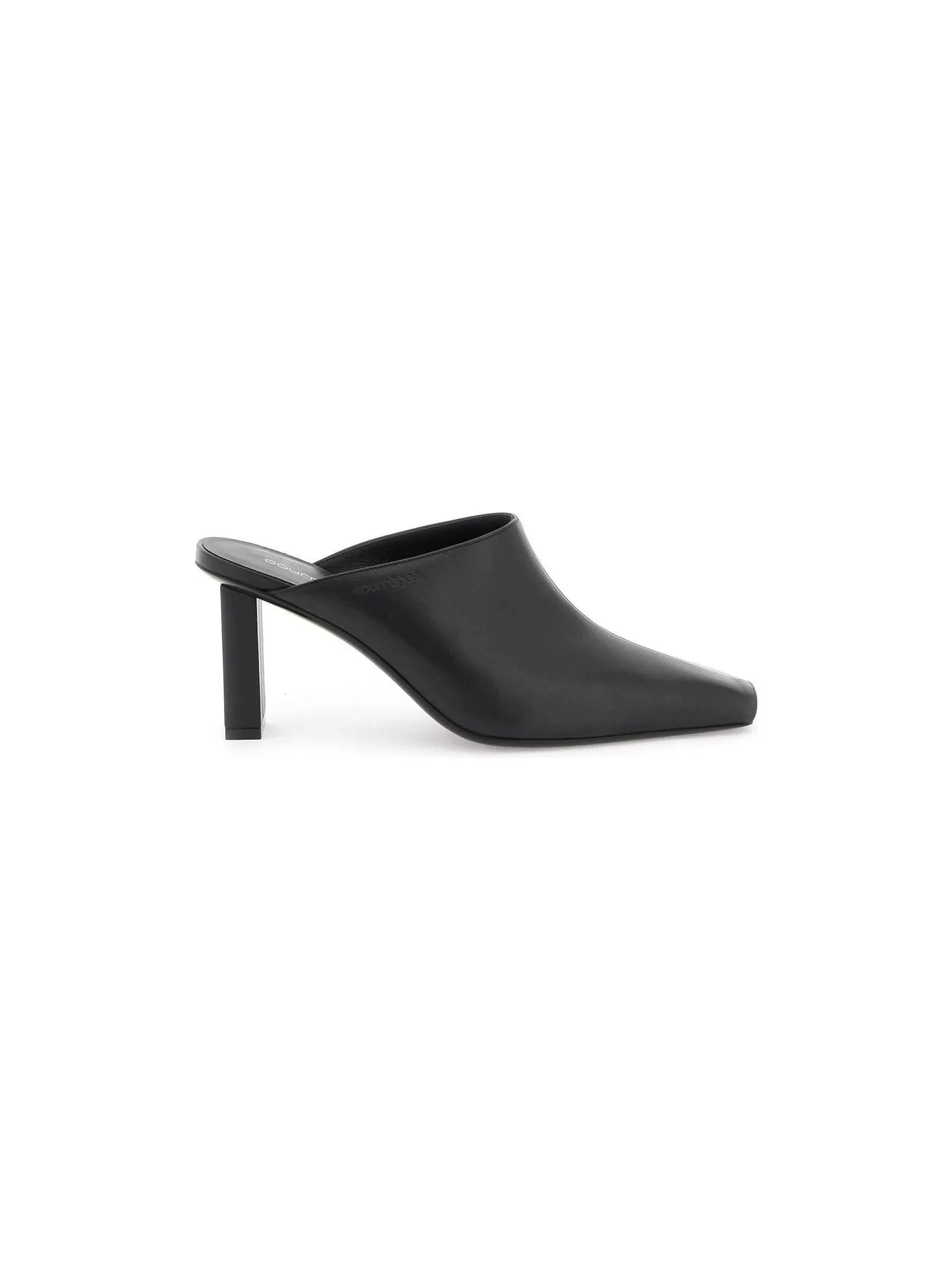 Sleek Leather Mules