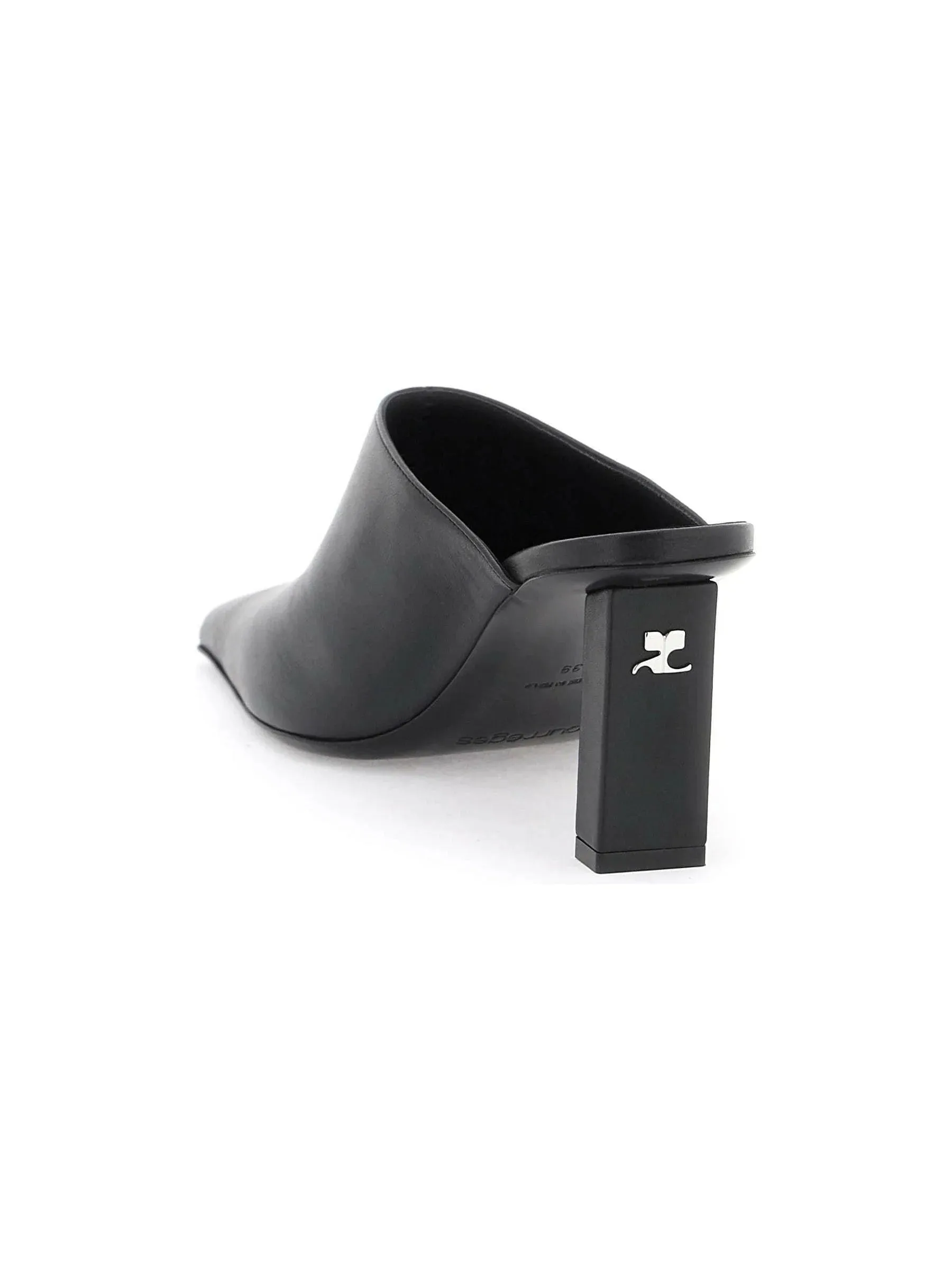 Sleek Leather Mules