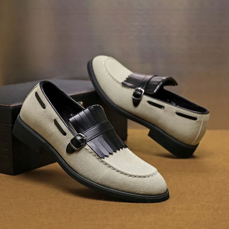 STEFANO SUEDE LOAFERS