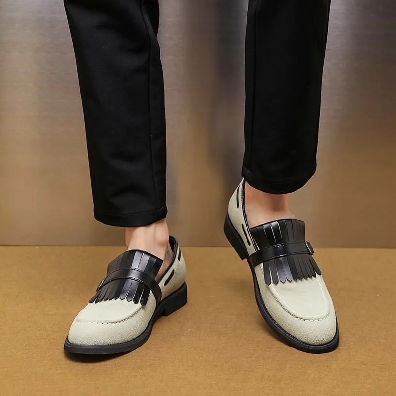 STEFANO SUEDE LOAFERS