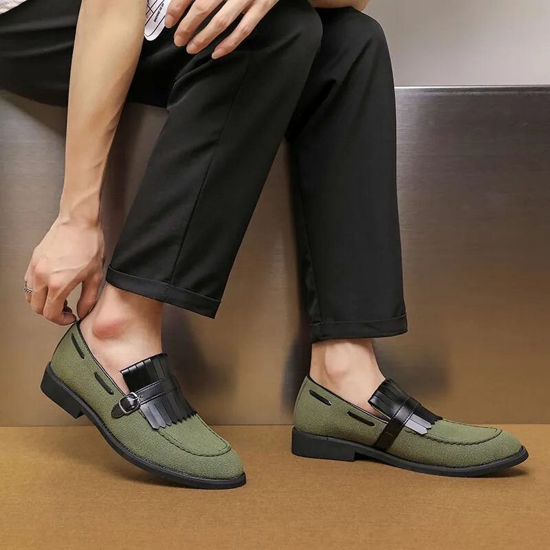 STEFANO SUEDE LOAFERS