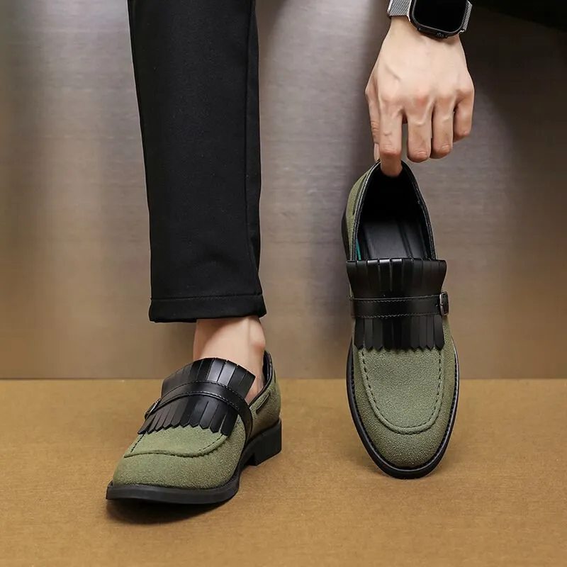 STEFANO SUEDE LOAFERS