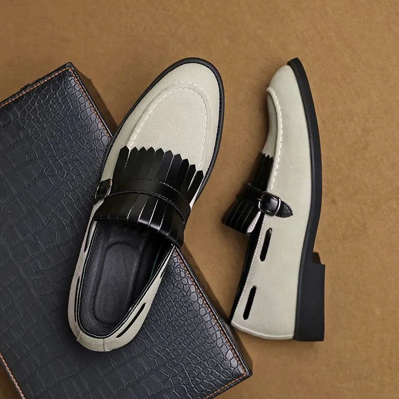 STEFANO SUEDE LOAFERS