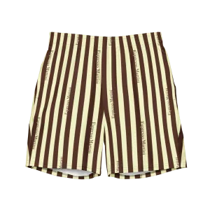 The Espresso Martini Striped swim trunks