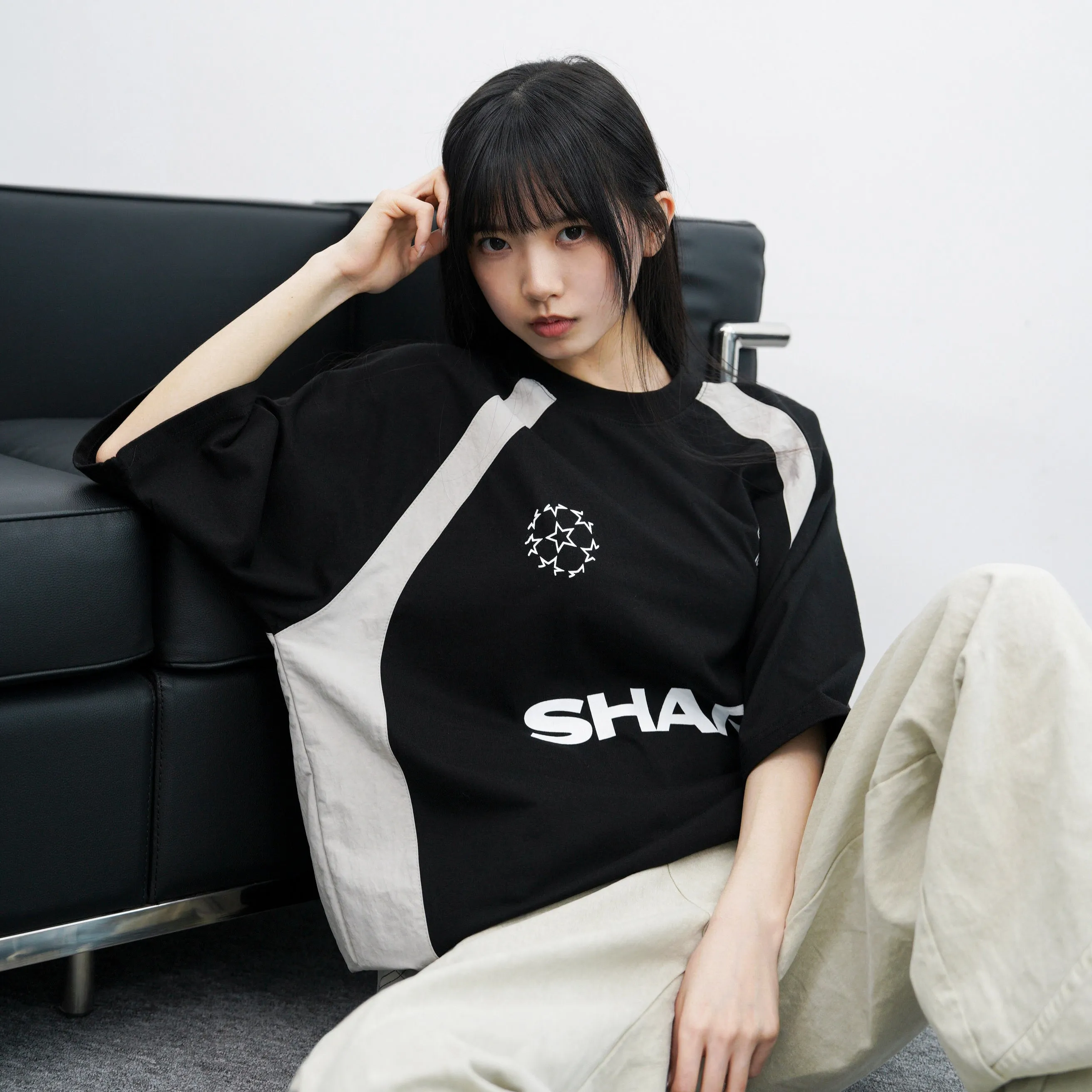 [UNISEX] SHARP OVERSIZE T-SHIRT/ 2