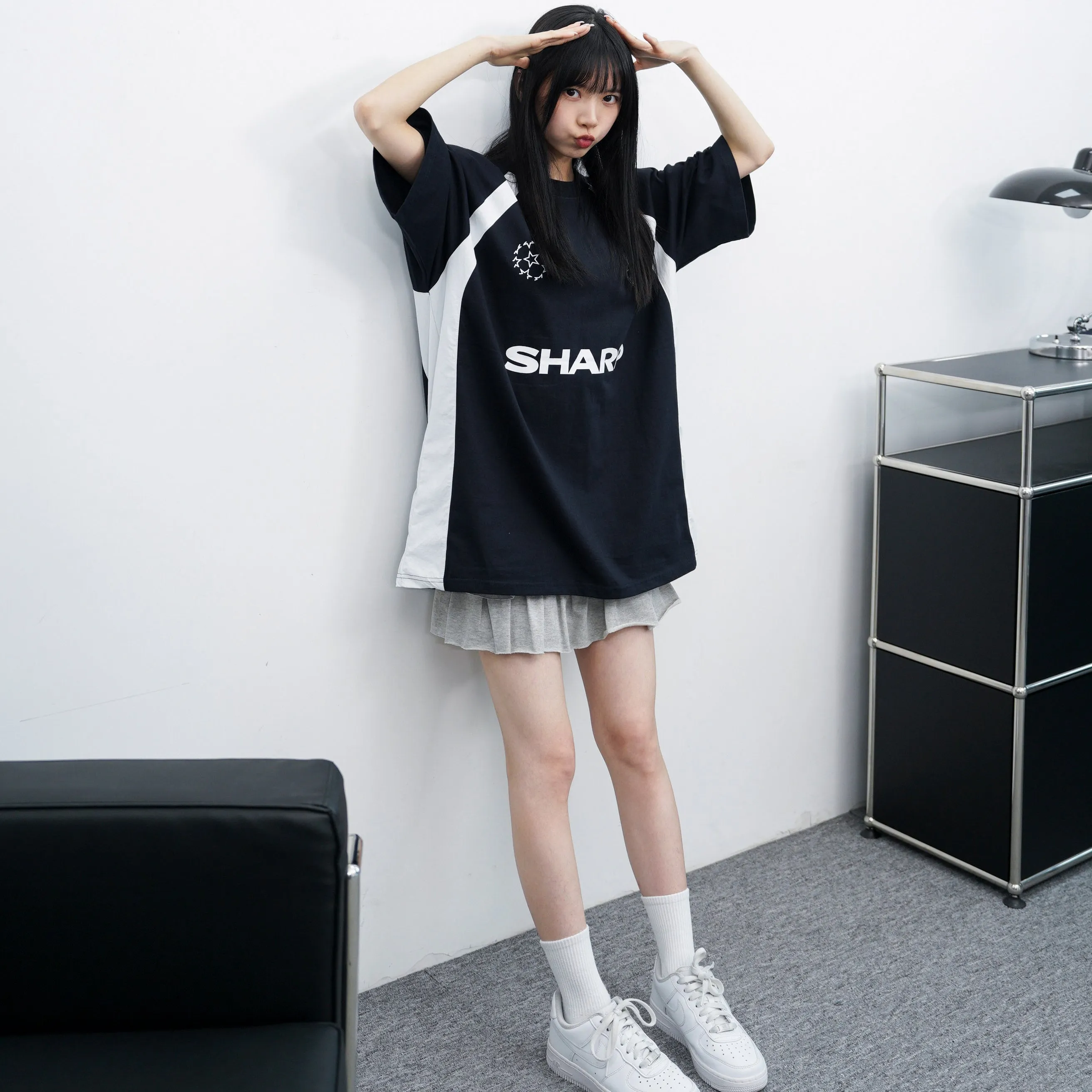 [UNISEX] SHARP OVERSIZE T-SHIRT/ 2
