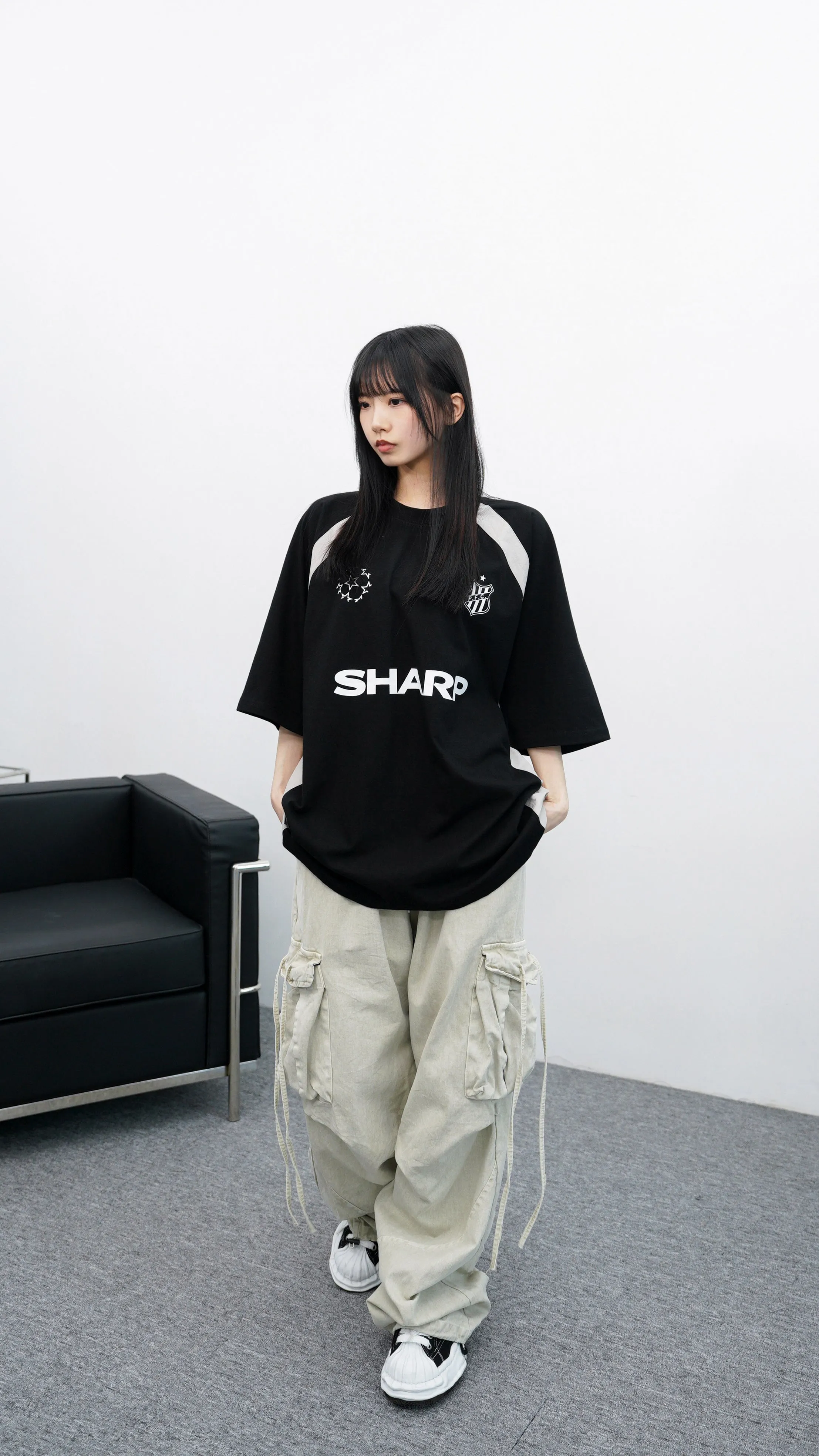[UNISEX] SHARP OVERSIZE T-SHIRT/ 2