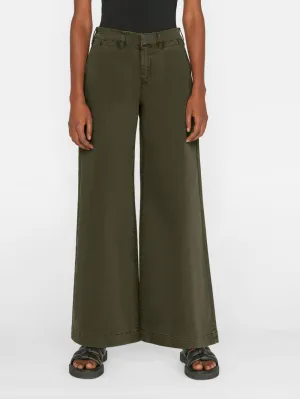 Wide Leg Tomboy Trouser -- Washed Fatigue