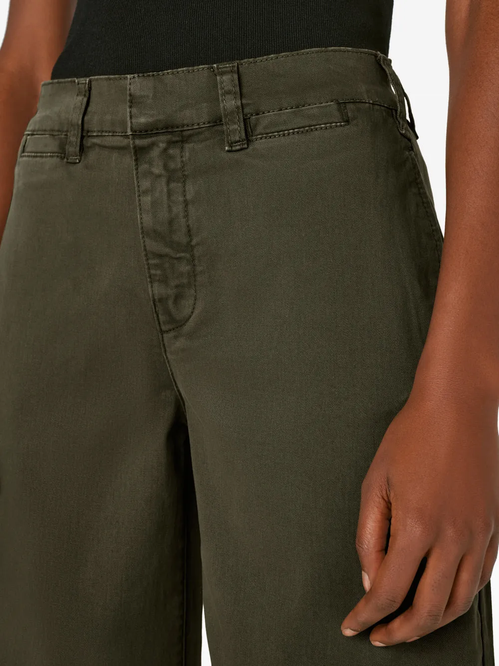 Wide Leg Tomboy Trouser -- Washed Fatigue